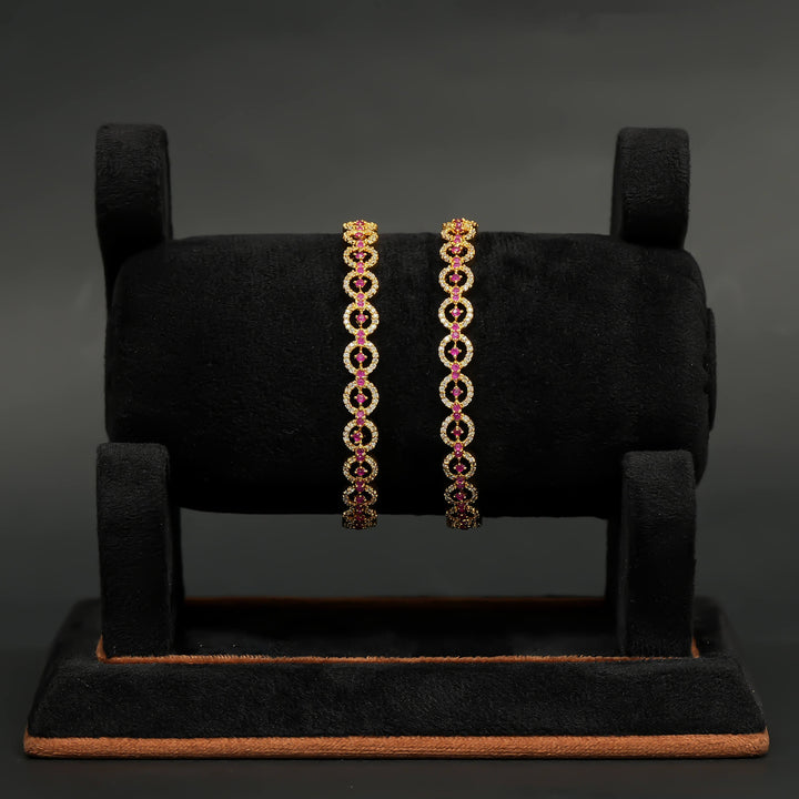 CZ Ruby Bangles