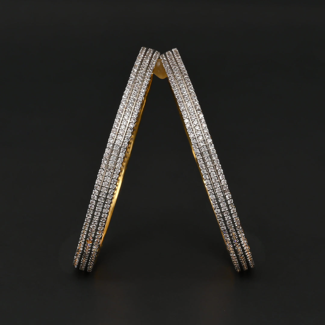 CZ Diamond Finish Bangles