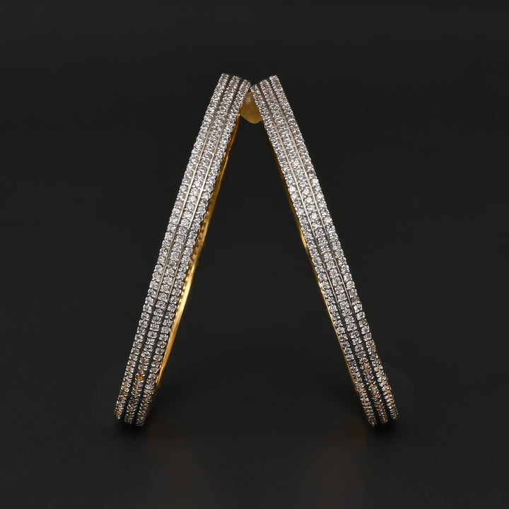 CZ Diamond Finish Bangles