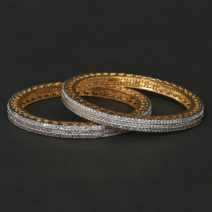 CZ Diamond Finish Bangles