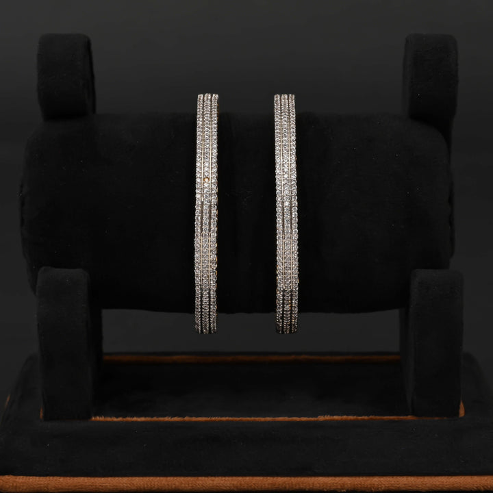 CZ Diamond Finish Bangles
