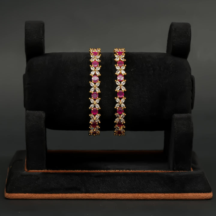 CZ Ruby Bangles