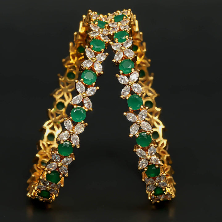 CZ Emerald Bangles