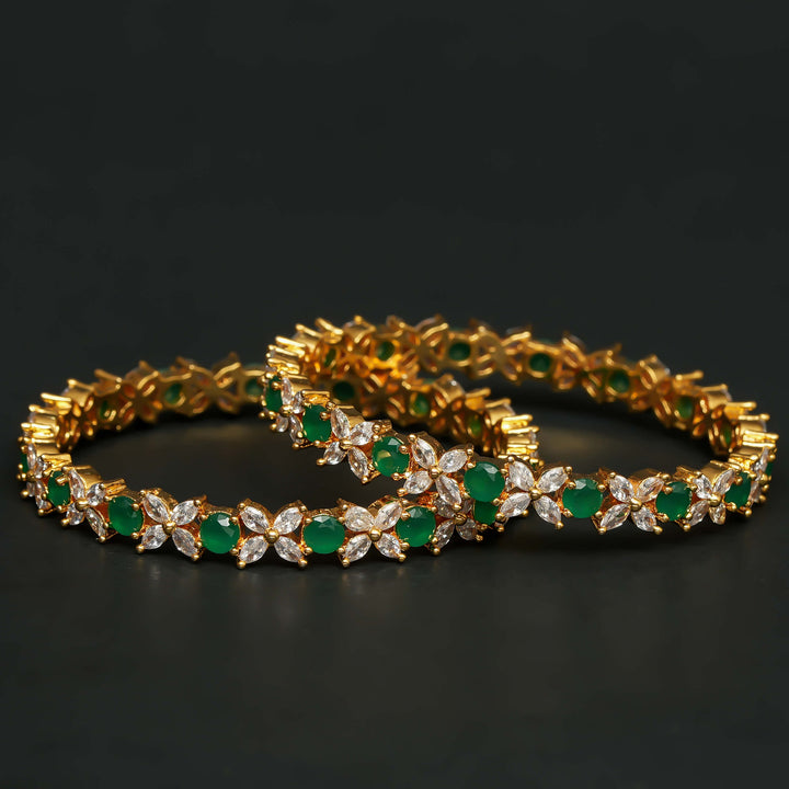 CZ Emerald Bangles