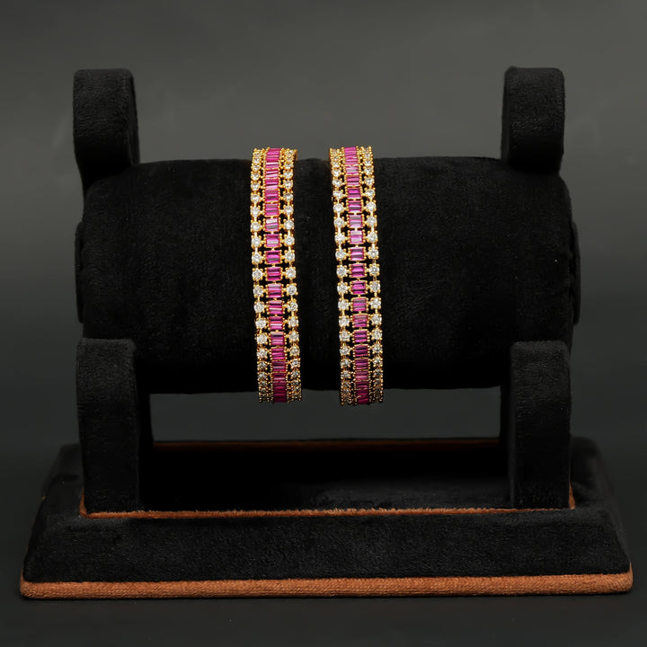 CZ Ruby Bangles