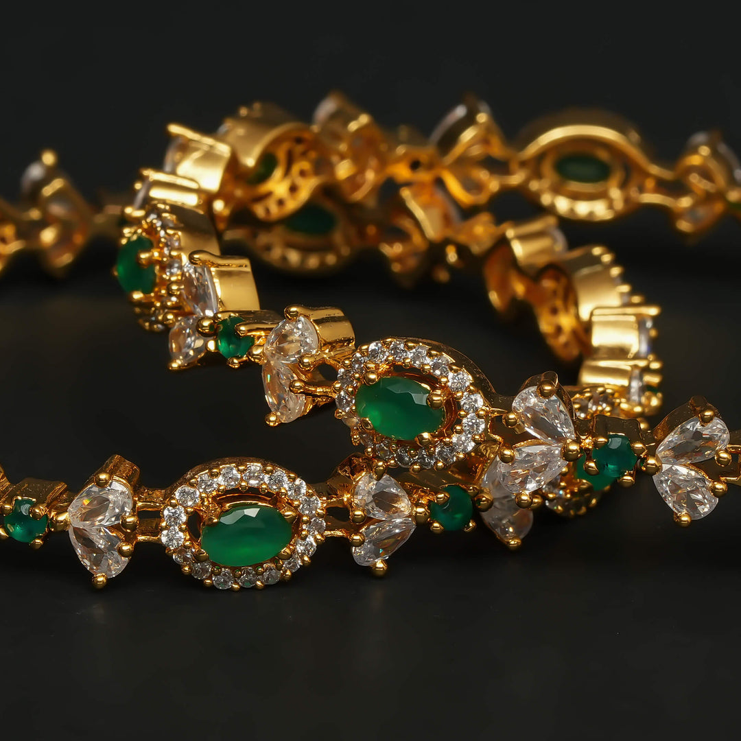 CZ Emerald Bangles