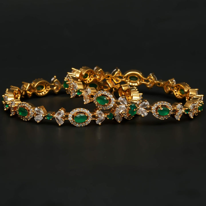 CZ Emerald Bangles