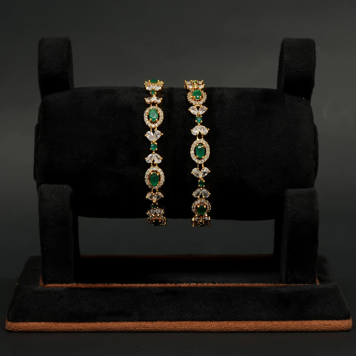 CZ Emerald Bangles