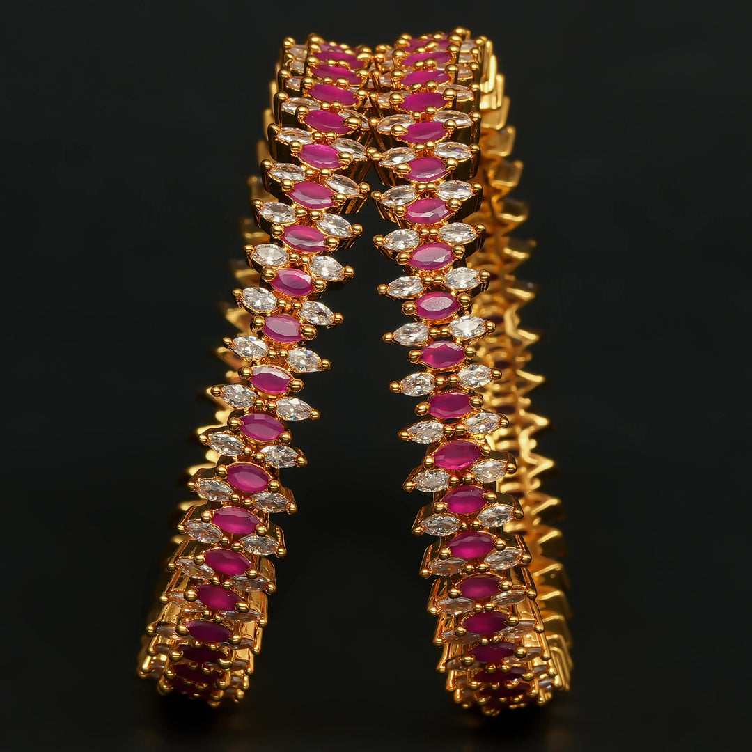 CZ Ruby Bangles