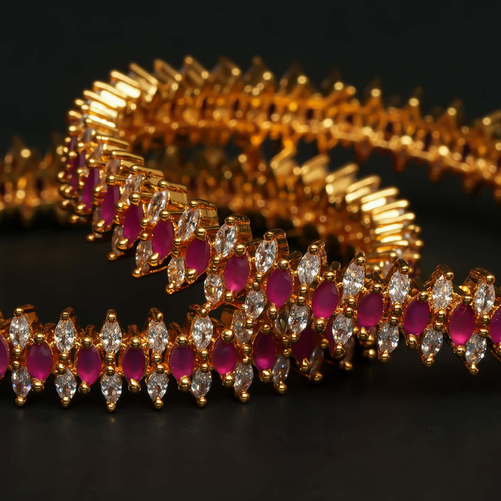 CZ Ruby Bangles