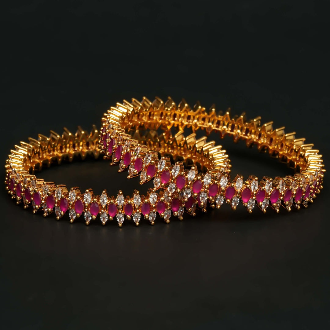 CZ Ruby Bangles