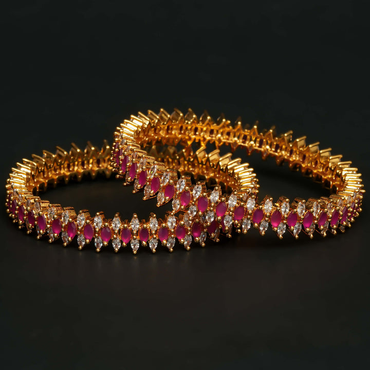 CZ Ruby Bangles