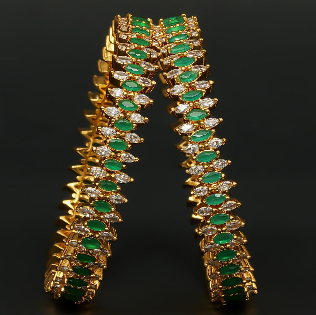 CZ Emerald Bangles