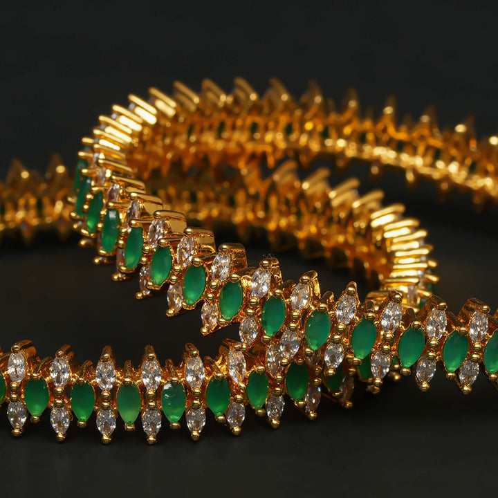 CZ Emerald Bangles