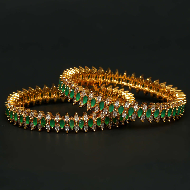 CZ Emerald Bangles