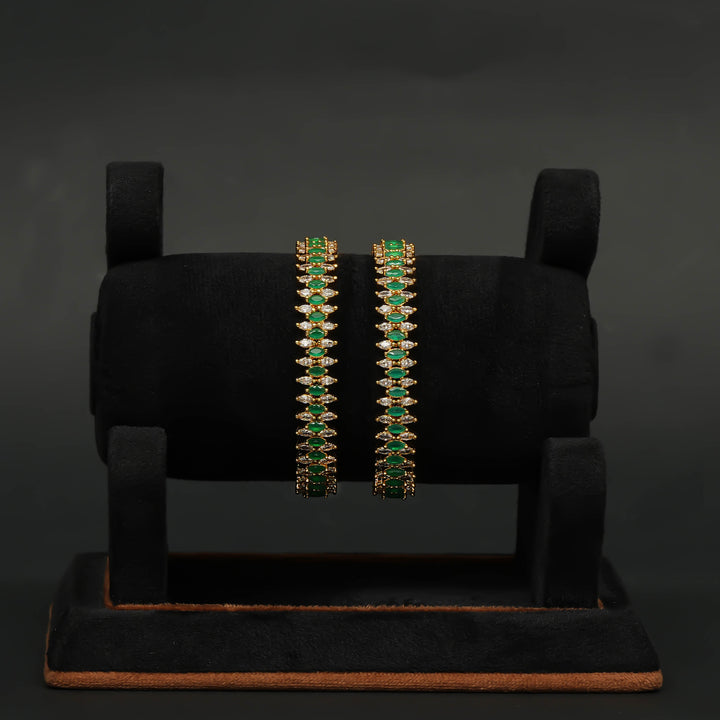 CZ Emerald Bangles
