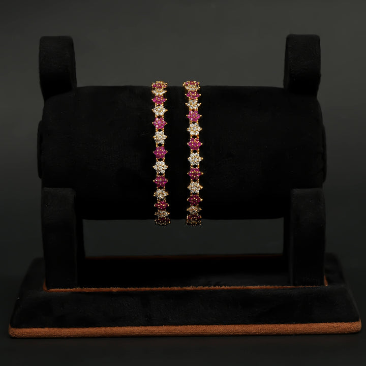 CZ Ruby Bangles