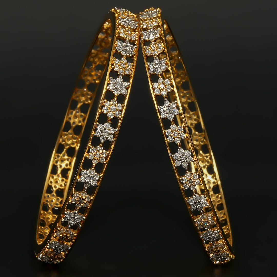 CZ Diamond Finish Bangles