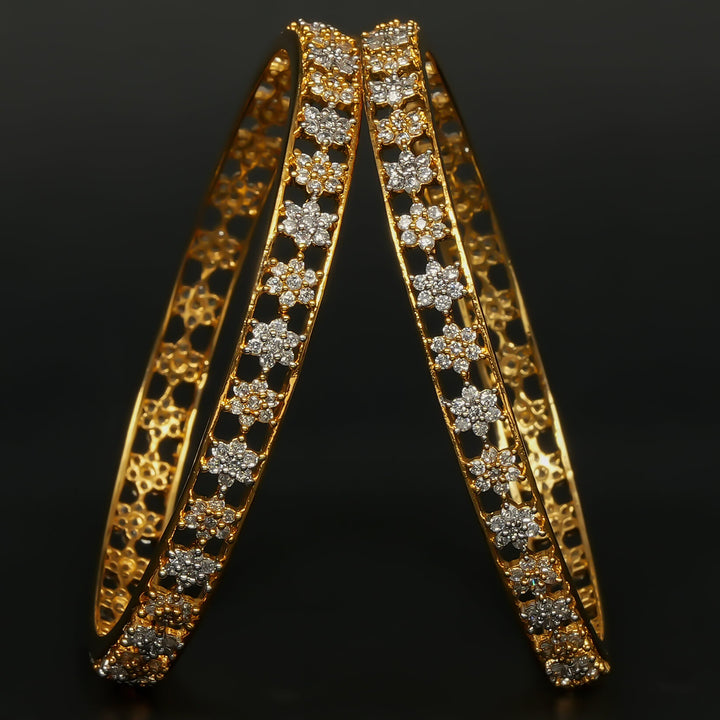 CZ Diamond Finish Bangles