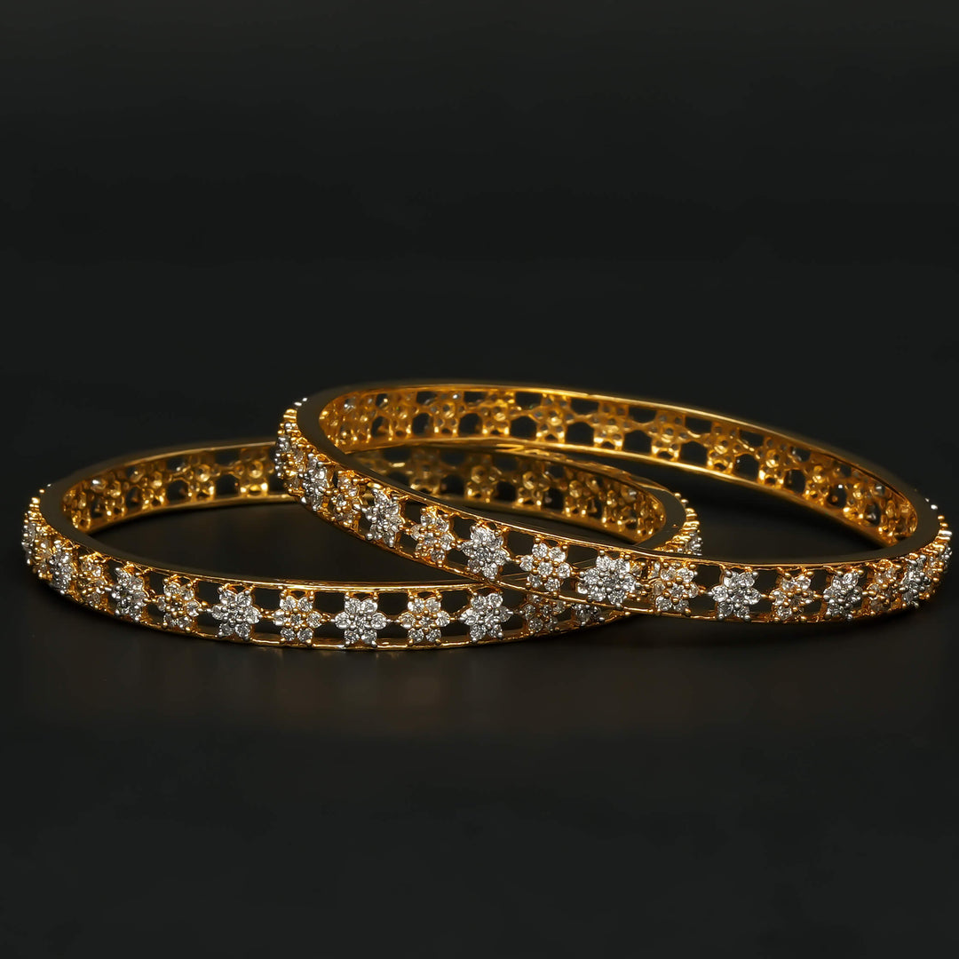 CZ Diamond Finish Bangles
