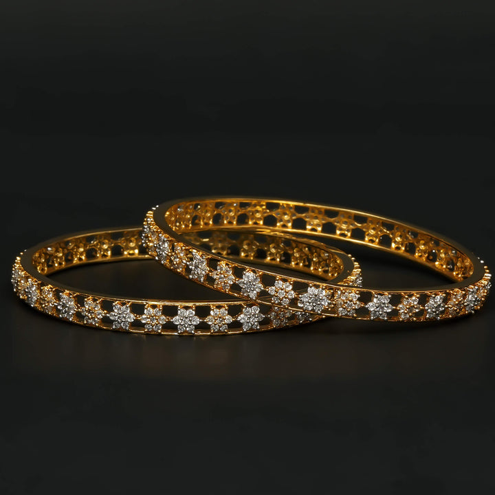 CZ Diamond Finish Bangles