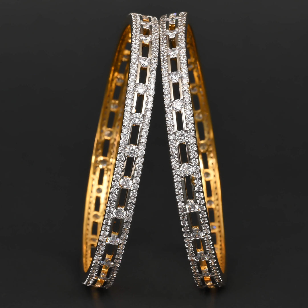 CZ Diamond Finish Bangles