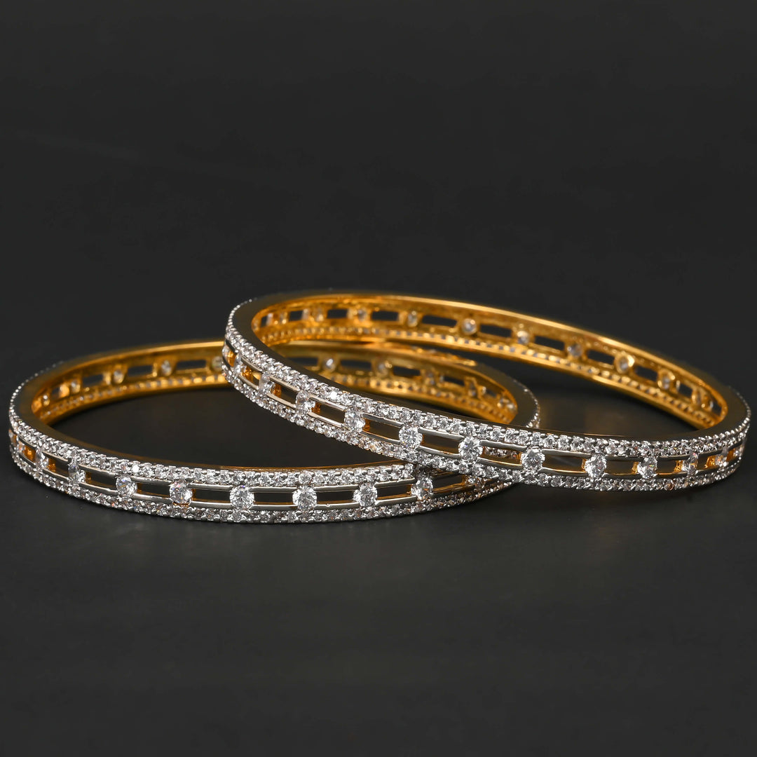 CZ Diamond Finish Bangles