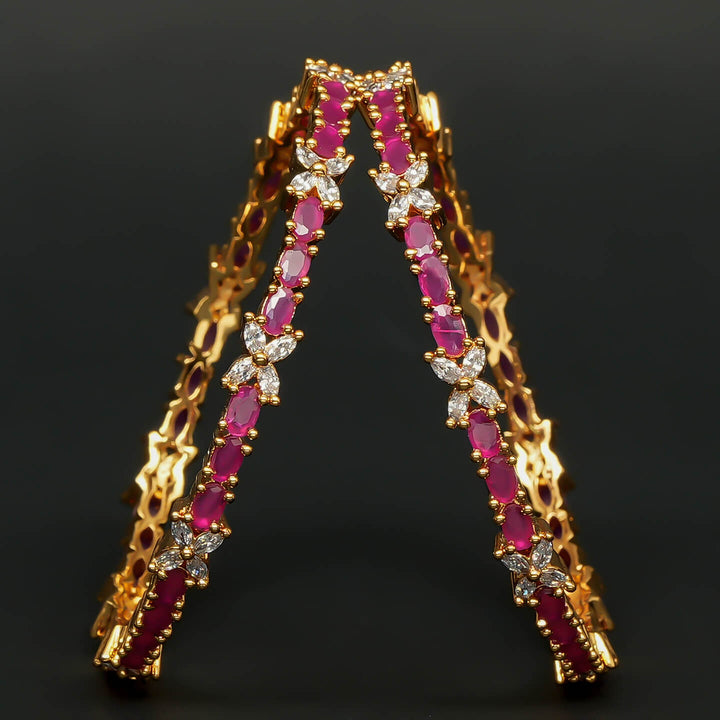 CZ Ruby Bangles