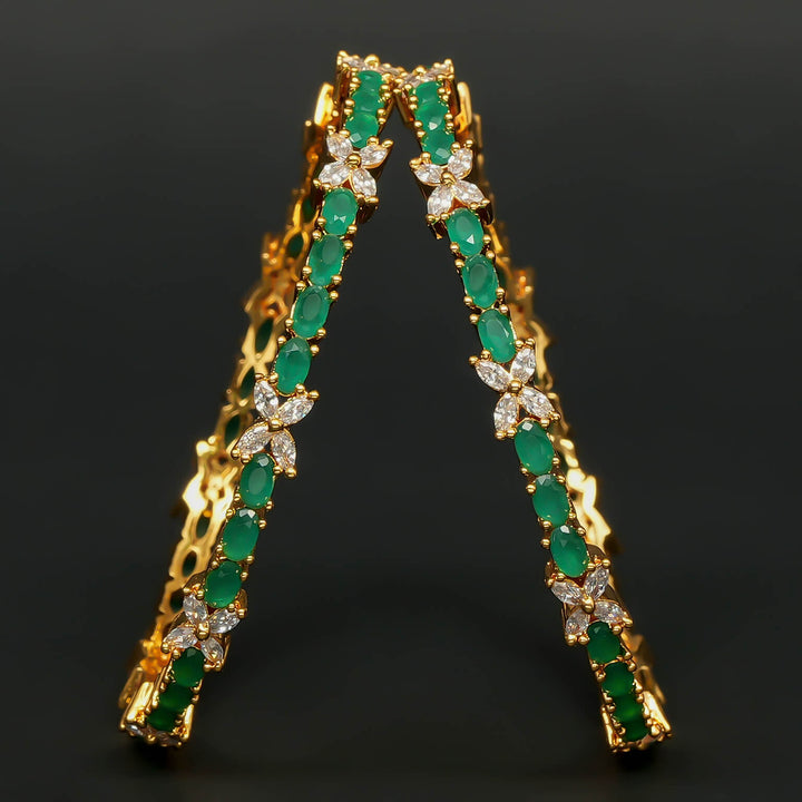 CZ Emerald Bangles