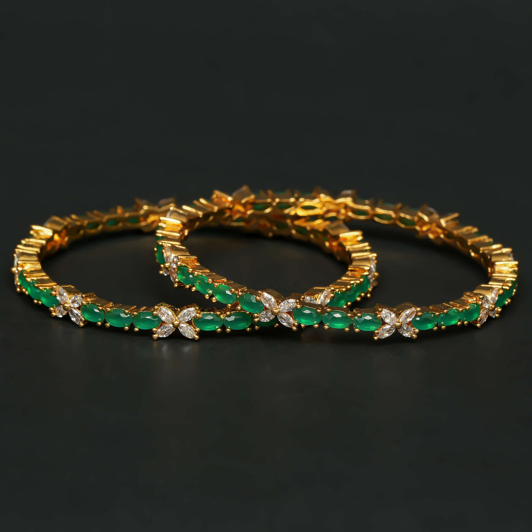 CZ Emerald Bangles