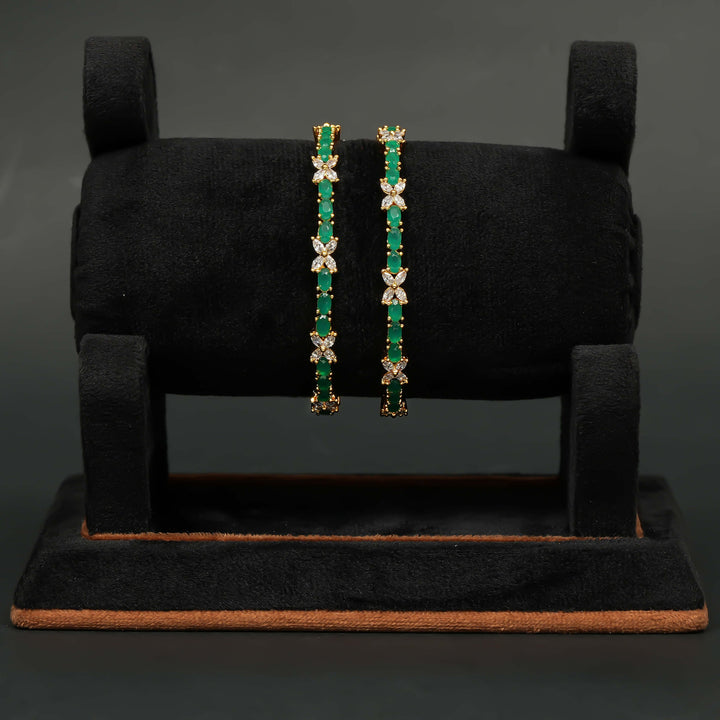 CZ Emerald Bangles