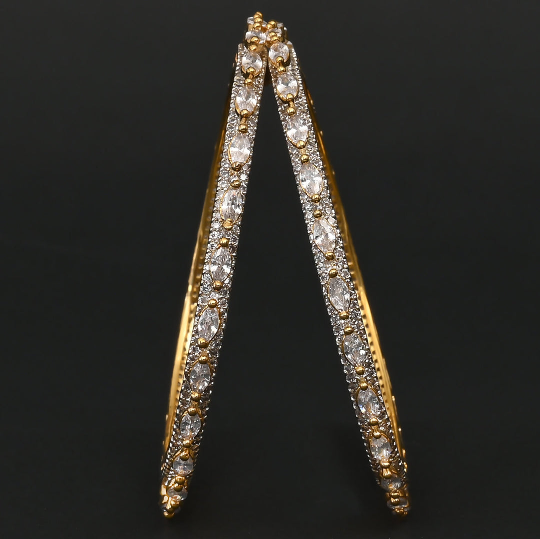 CZ Diamond Finish Bangles