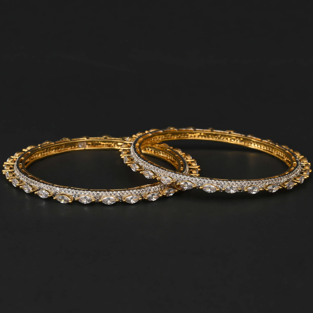 CZ Diamond Finish Bangles