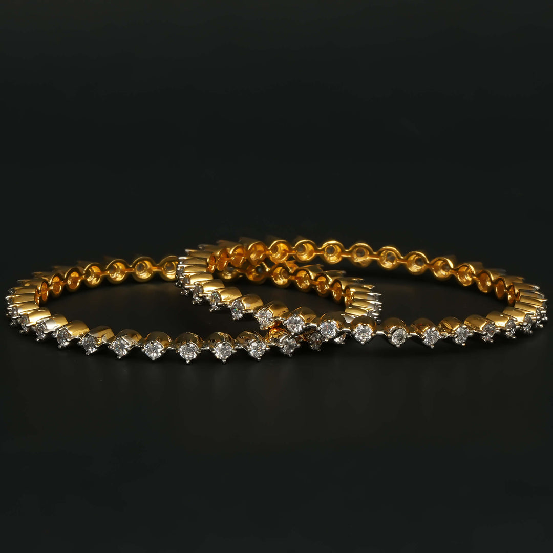 CZ Diamond Finish Bangles