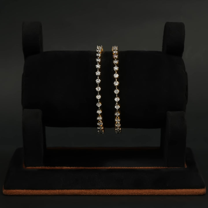 CZ Diamond Finish Bangles