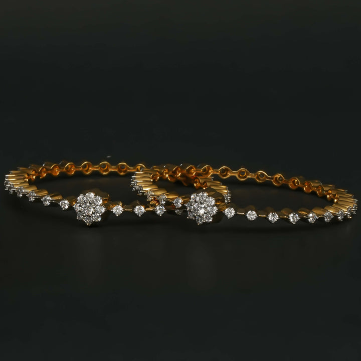 CZ Diamond Finish Bangles