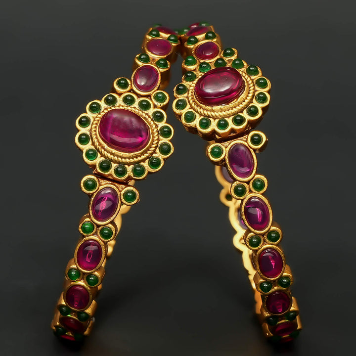 Ruby Temple Bangles