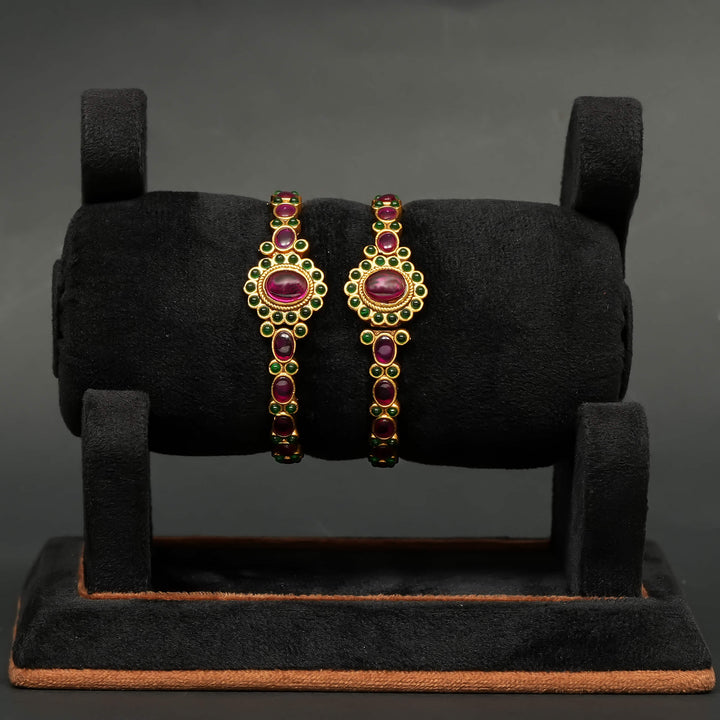 Ruby Temple Bangles