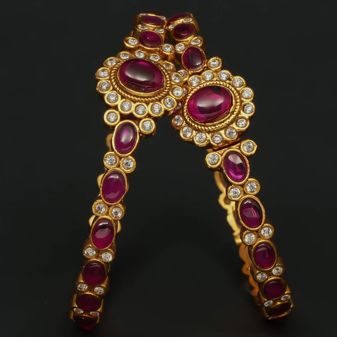 Ruby Temple Bangles
