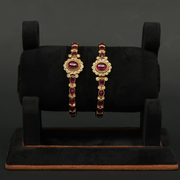 Ruby Temple Bangles