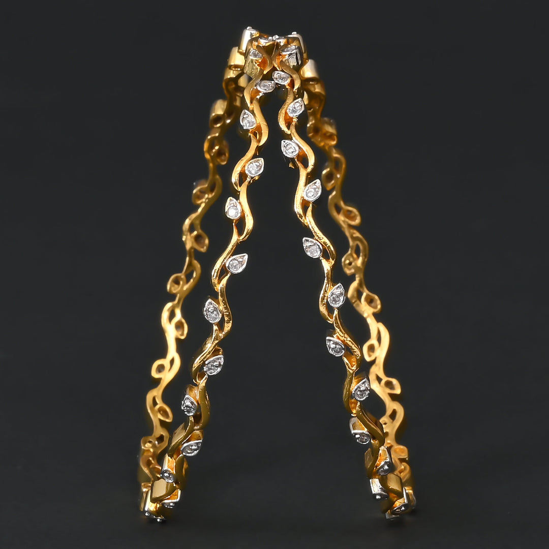 CZ Diamond Finish Bangles