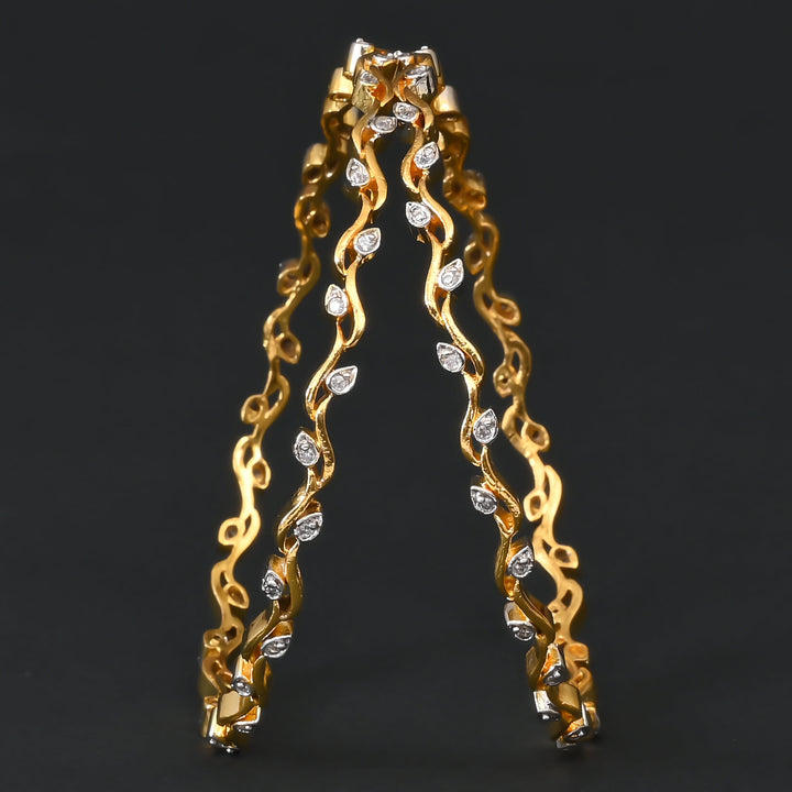 CZ Diamond Finish Bangles