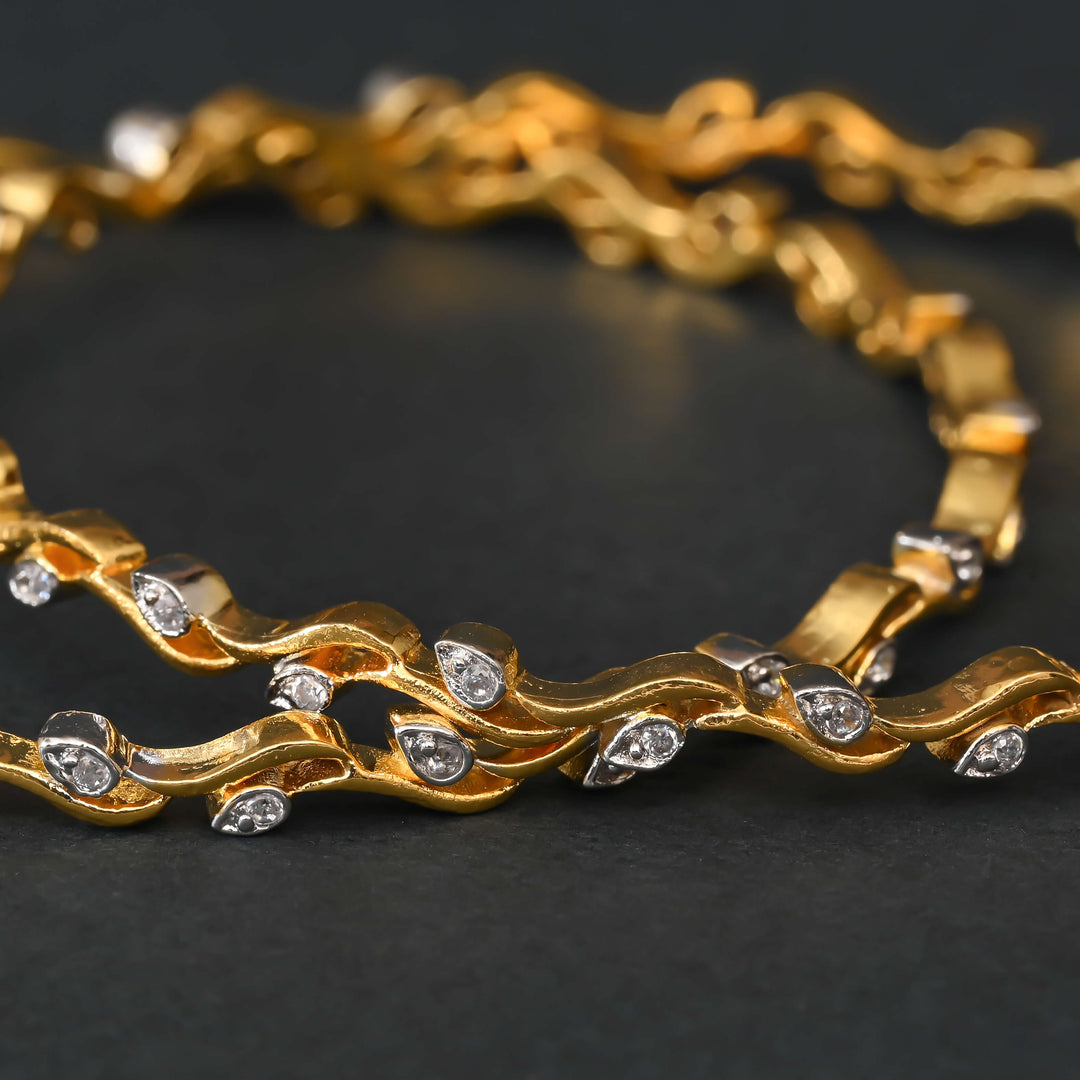 CZ Diamond Finish Bangles