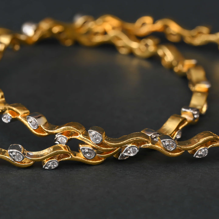 CZ Diamond Finish Bangles