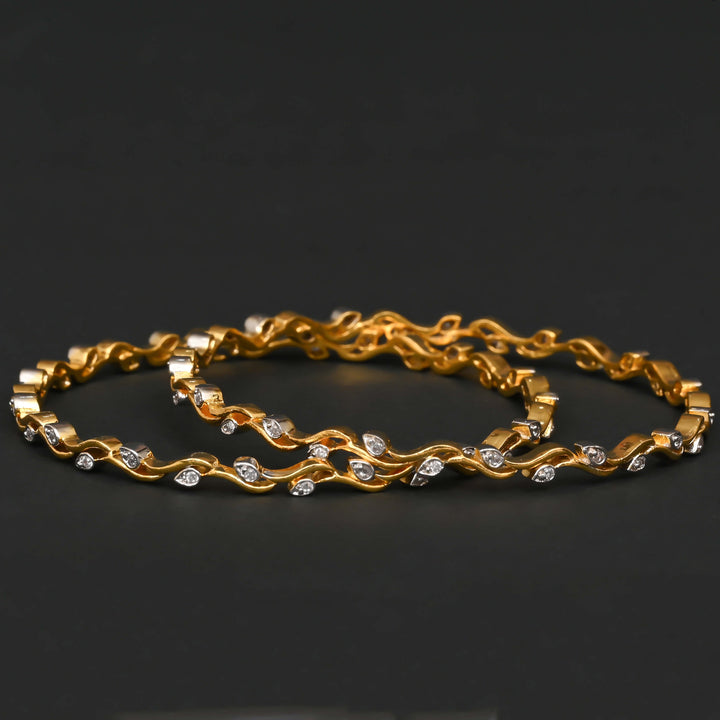 CZ Diamond Finish Bangles