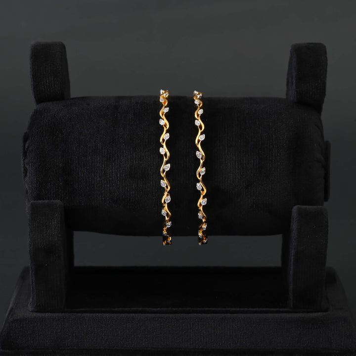 CZ Diamond Finish Bangles