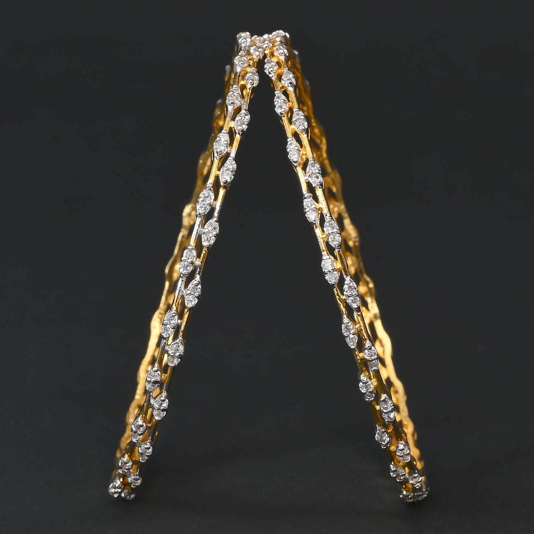 CZ Diamond Finish Bangles