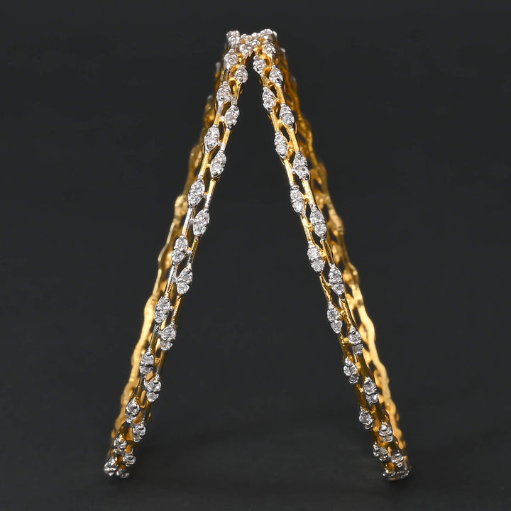 CZ Diamond Finish Bangles