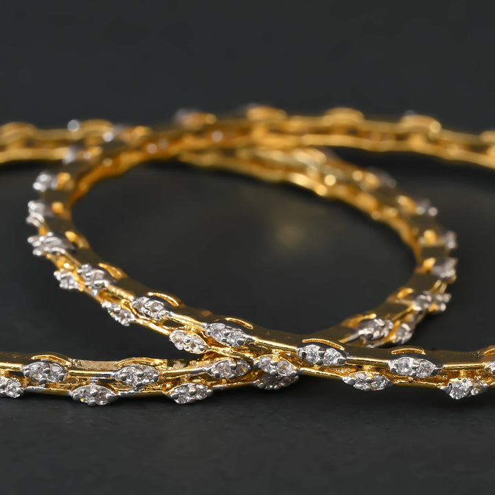 CZ Diamond Finish Bangles