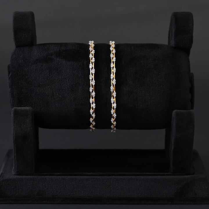 CZ Diamond Finish Bangles